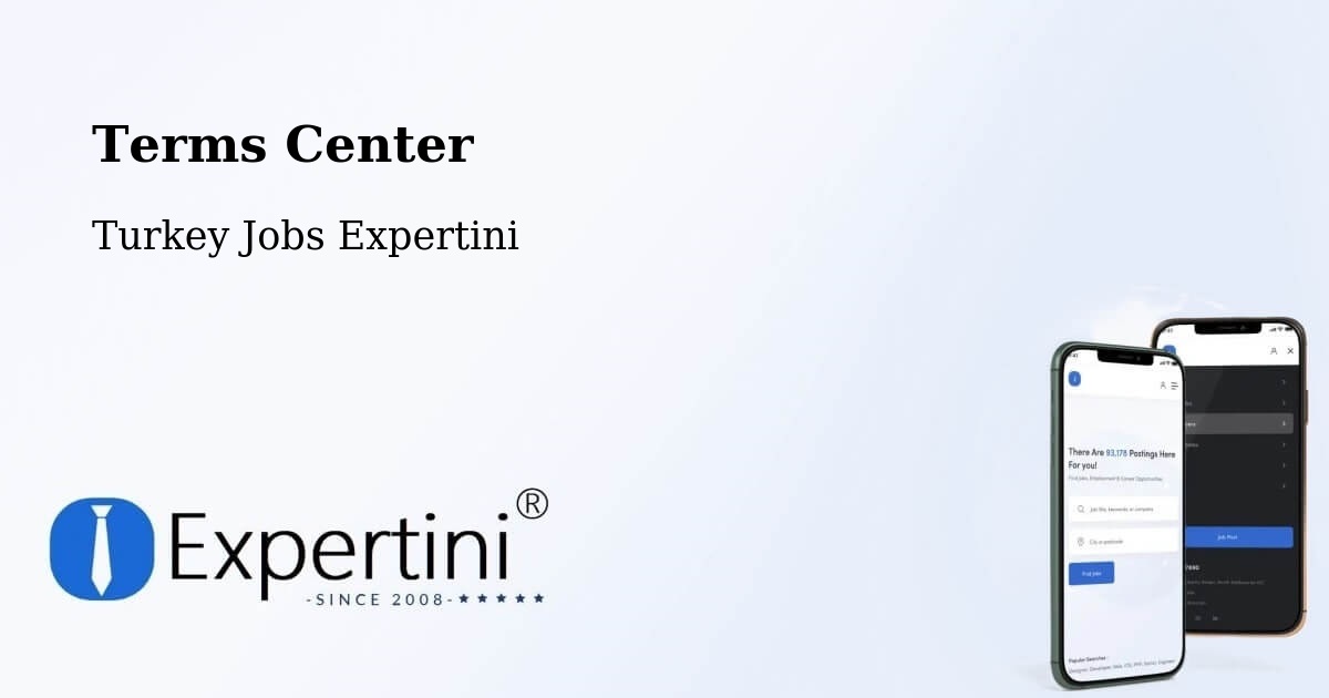 Terms of Service – Devrekani - Turkey Jobs Expertini